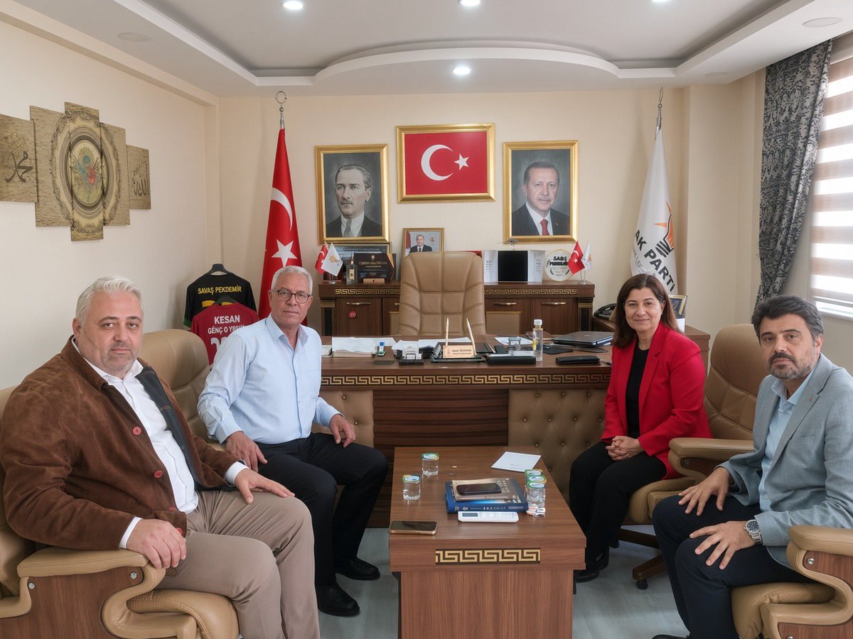 AK Parti Keşan’da Roman Derneği’ni Ağırladı