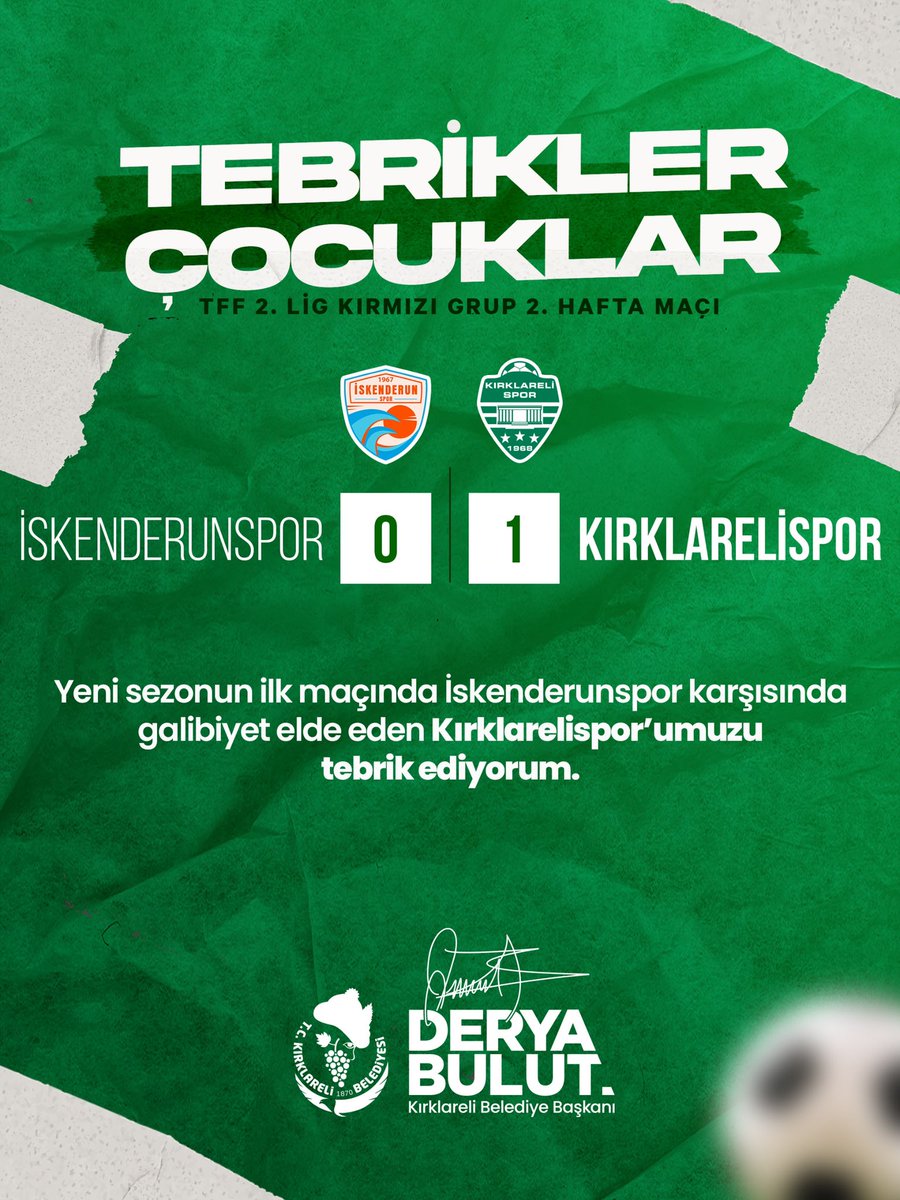 Kırklarelispor 10 Kişiyle İskenderun’u Devirdi