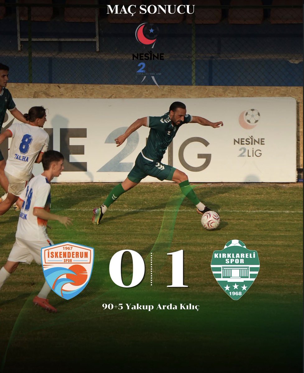 Kırklarelispor İskenderun’u 1-0 Yendi, Vali Tebrik Etti