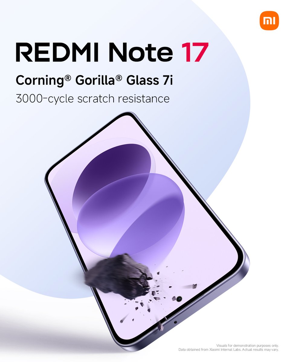 Redmi Note 17: 3.000 Çizilmeye Dayanıklı Cam