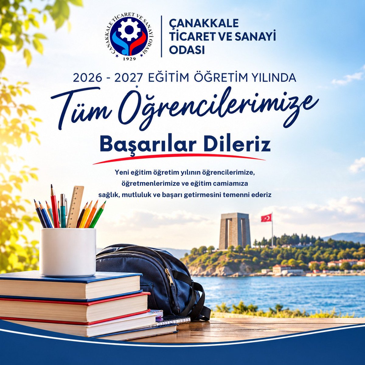 2026-2027 Eğitim Yılı Başlıyor: Çanakkale’den Mesaj
