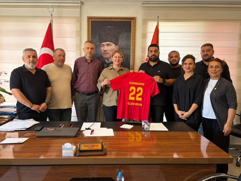 Edirne Spor Yönetimi’nden Özlem Becan’a Ziyaret