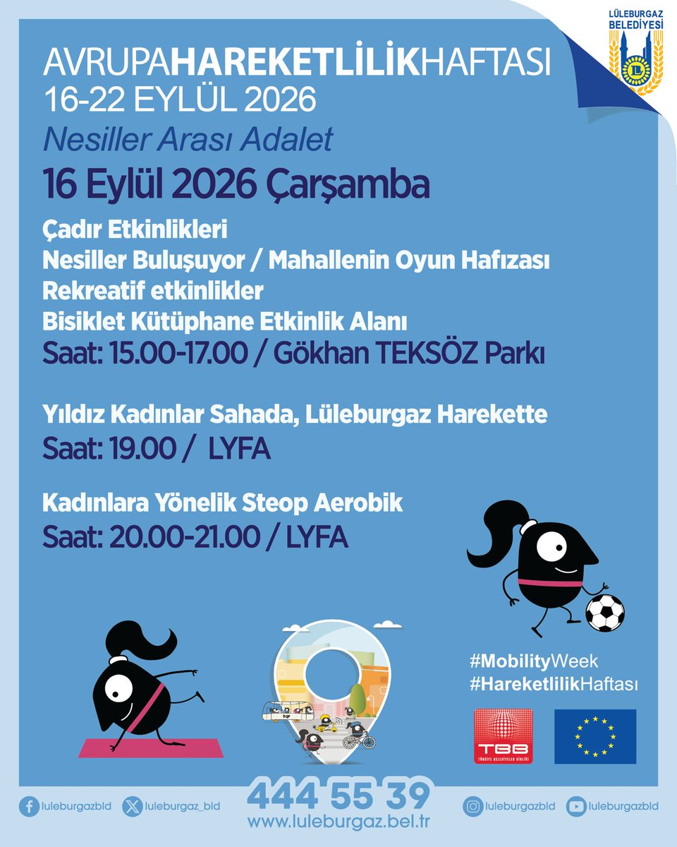 Lüleburgaz’da Hareketlilik Haftası Başlıyor