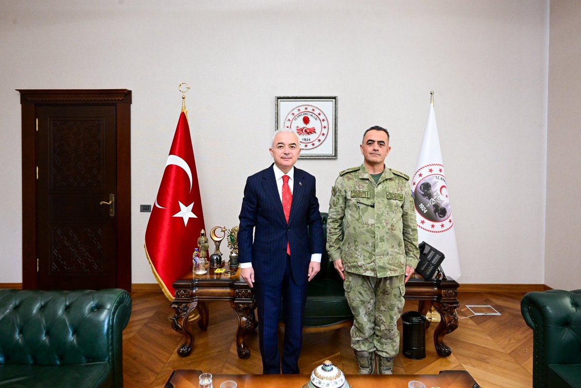 Kırklareli Valisi Turan, Tuğgeneral Yıldızhan’ı ağırladı