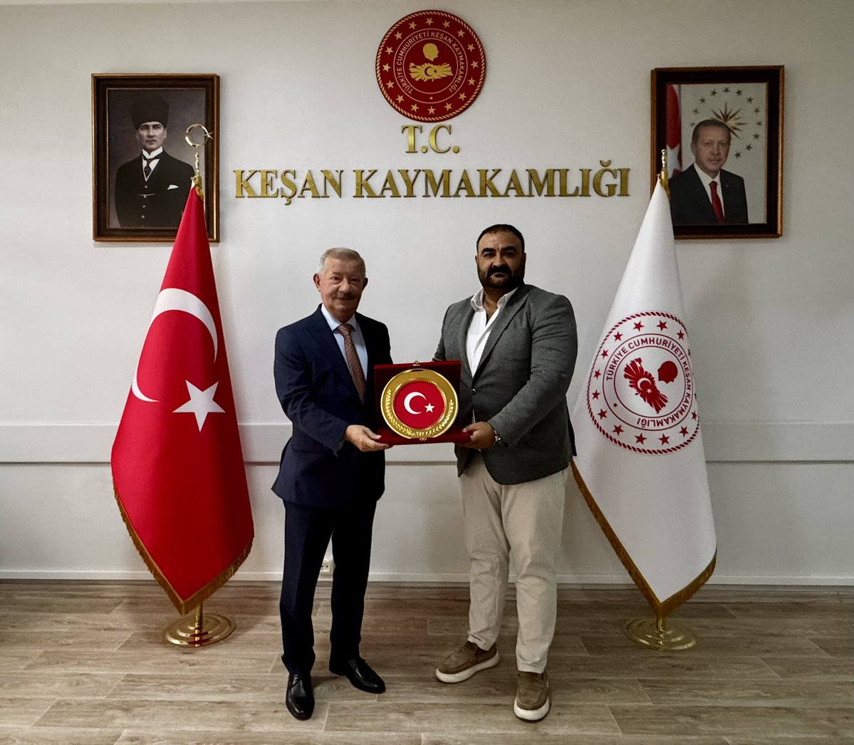 Kaymakam Mercan, Ülkü Ocakları Başkanı’nı Ağırladı
