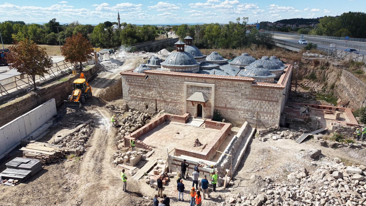 Edirne’nin 600 Yıllık Hamamı Gün Yüzüne Çıkıyor