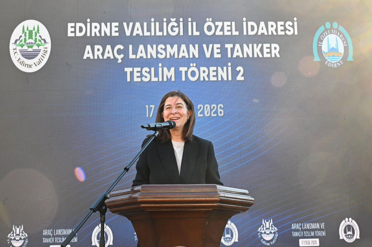Edirne Köylerine 34 Su Tankeri ve 16 Araç
