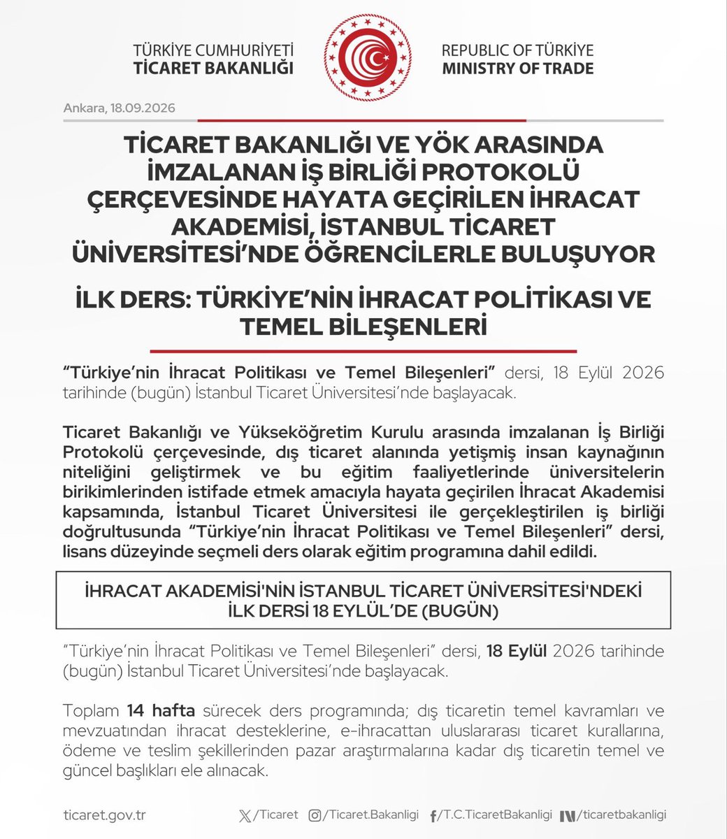 İhracat Akademisi İstanbul’da Ders Başı Yaptı