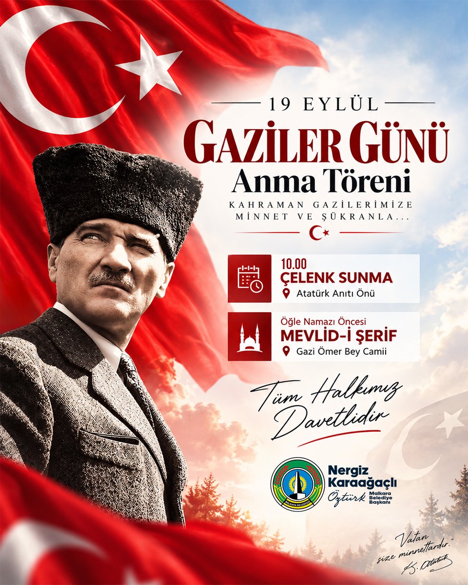 Gaziler İçin Anma Programı Düzenleniyor