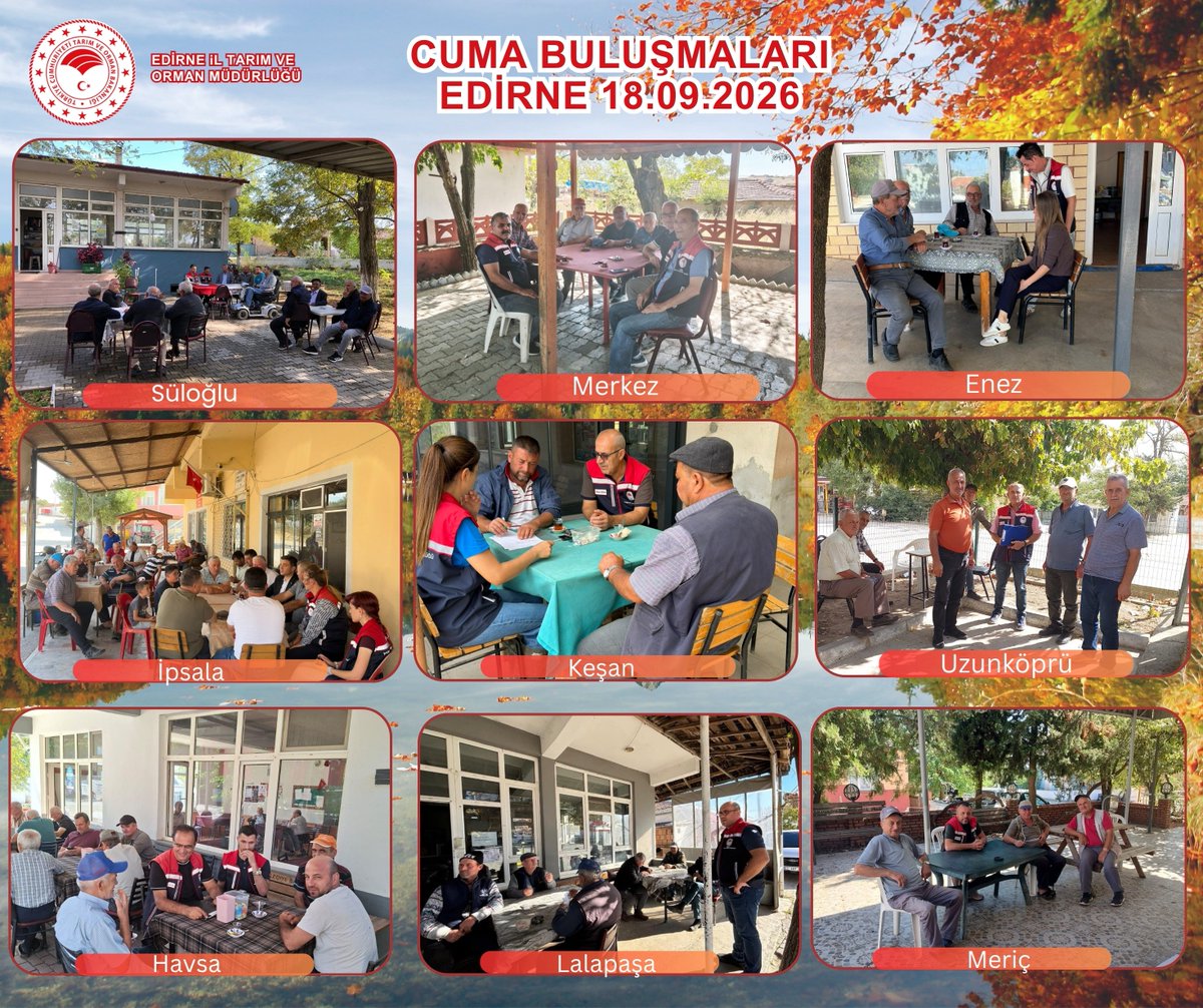 Edirne’de Üreticilerle Cuma Buluşması