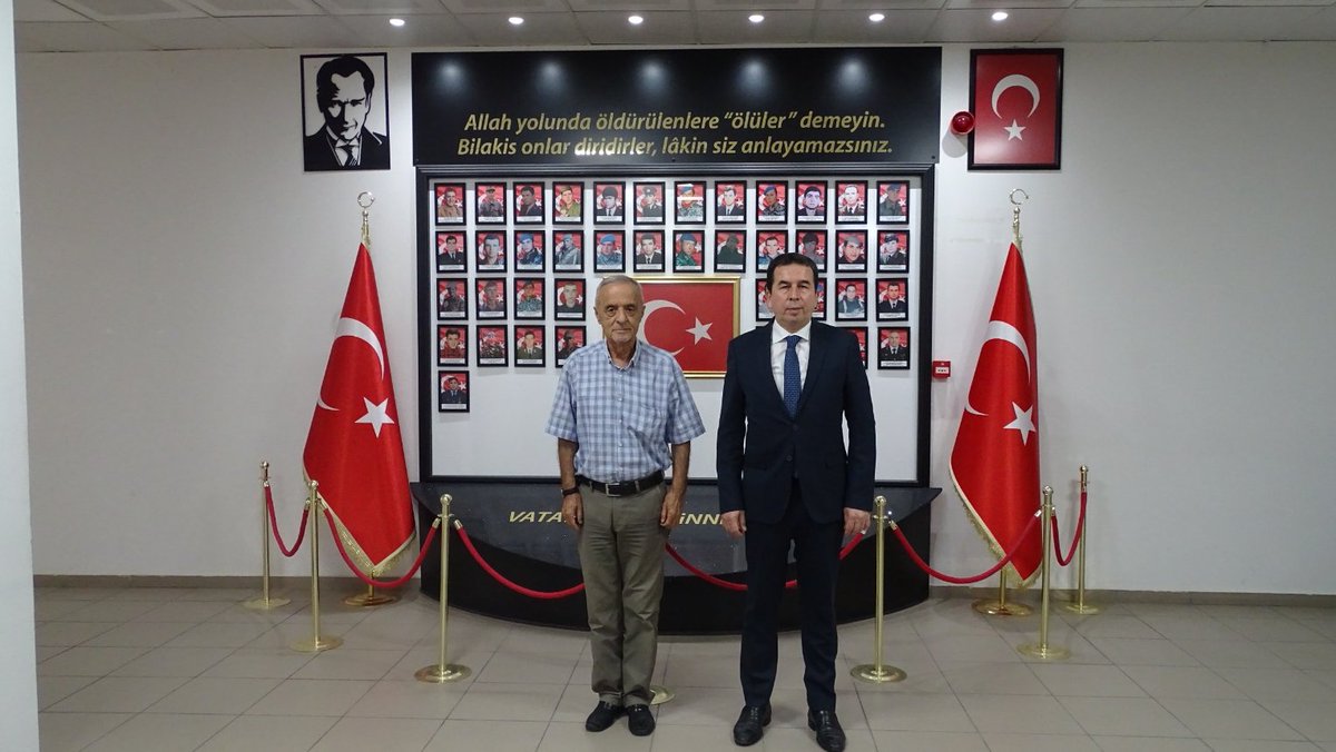Lüleburgaz Kaymakamına Şehit Babası Ziyareti