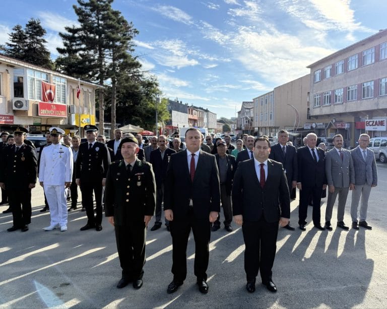 Demirköy’de Gaziler Günü Çelengi Sunuldu