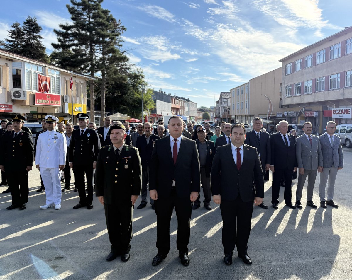 Demirköy’de Gaziler Günü Çelengi Sunuldu