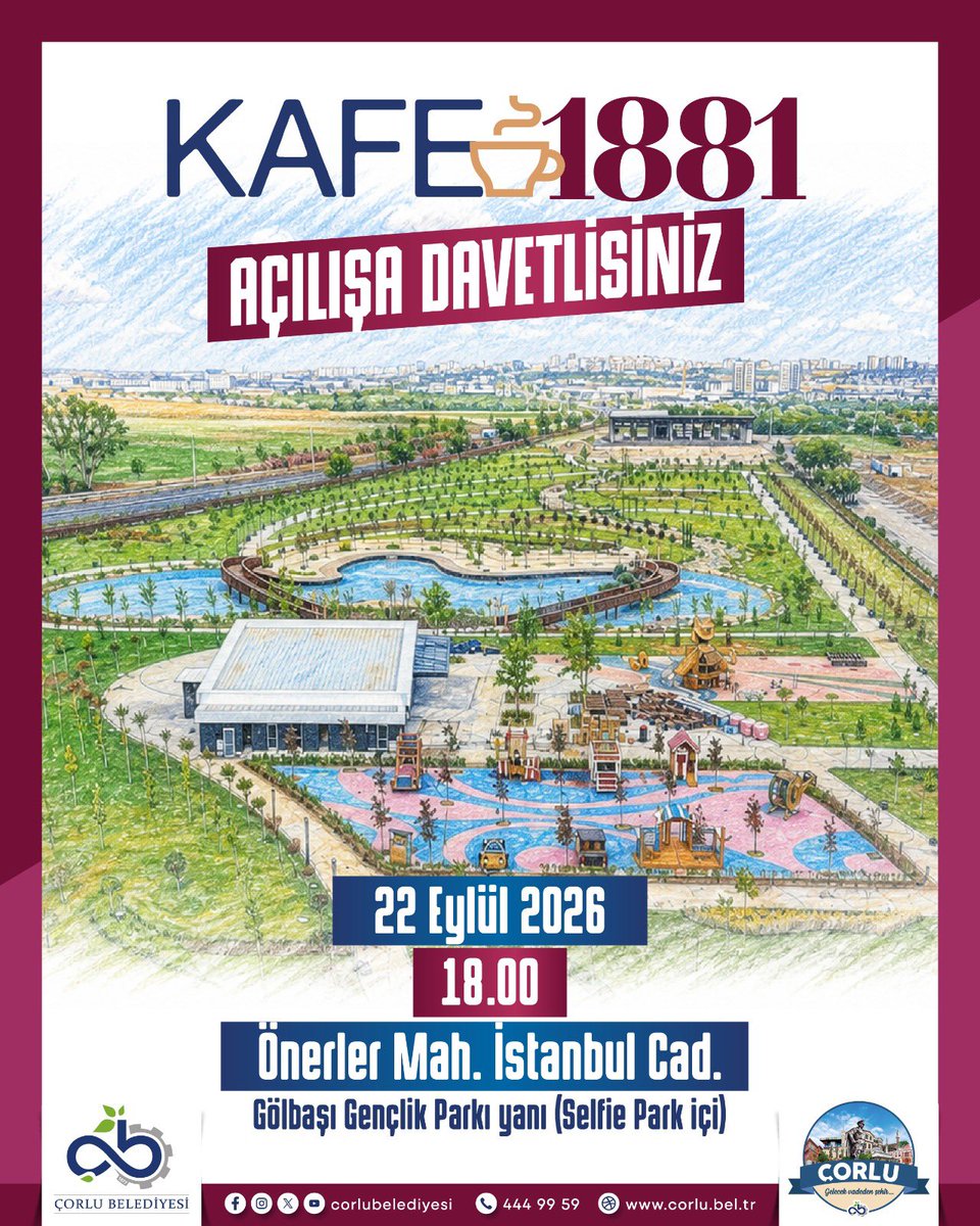 KAFE 1881 Çorlu’da Açılıyor: Yeni Buluşma Noktası