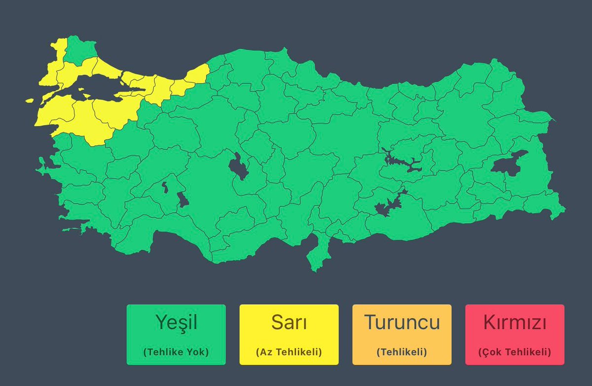 Meteoroloji’den Marmara’ya Kuvvetli Yağış Uyarısı!
