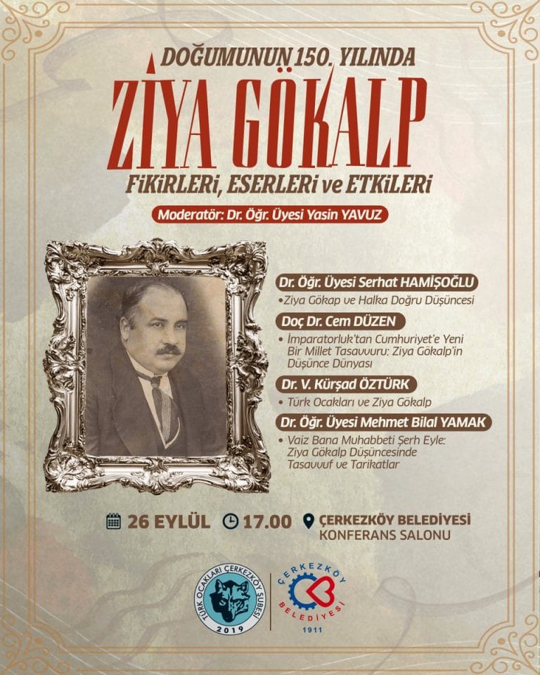 Ziya Gökalp 150. Yılında Çerkezköy’de Anılıyor