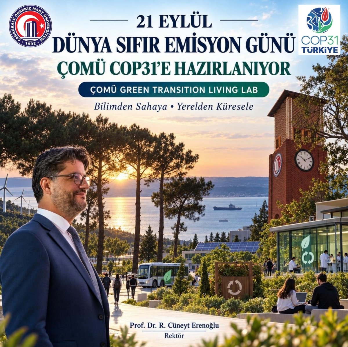 ÇOMÜ’den Sürdürülebilir Gelecek Atağı