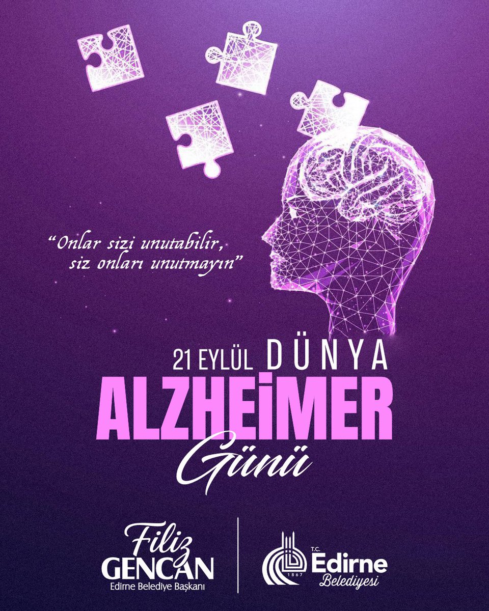 Edirne’den Alzheimer Farkındalık Mesajı