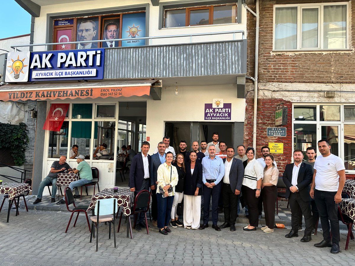 Ayvacık’ta AK Parti Teşkilatı Bir Araya Geldi