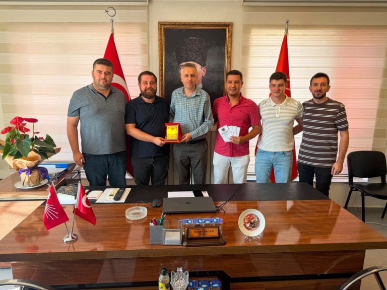 CHP Edirne İl Başkanlığı'nda Havsa Spor yöneticileriyle gerçekleştirilen destek ziyareti