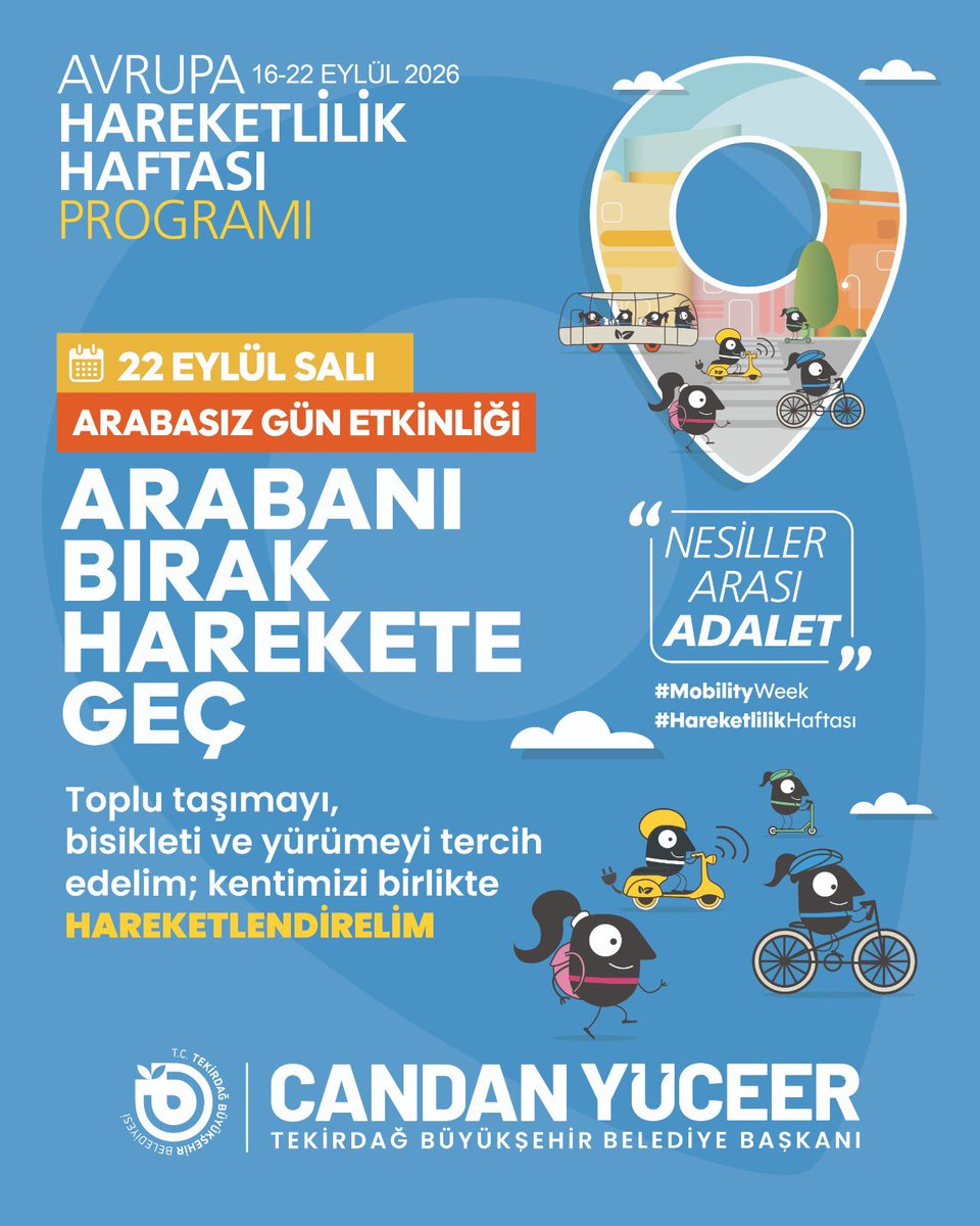 Arabanı Bırak, Harekete Geç: 21 Eylül’de Trakya’yı Birlikte Hareketlendirelim!