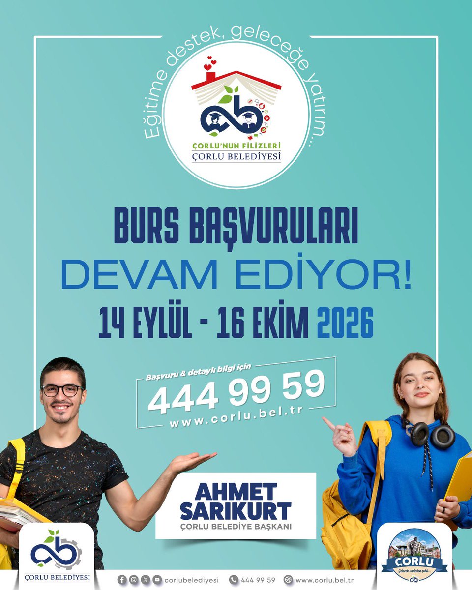 Çorlu’da Üniversite Burs Başvuruları Sürüyor