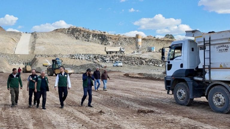 Çömlekköy Barajı’nda Çalışmalar Yerinde İncelendi