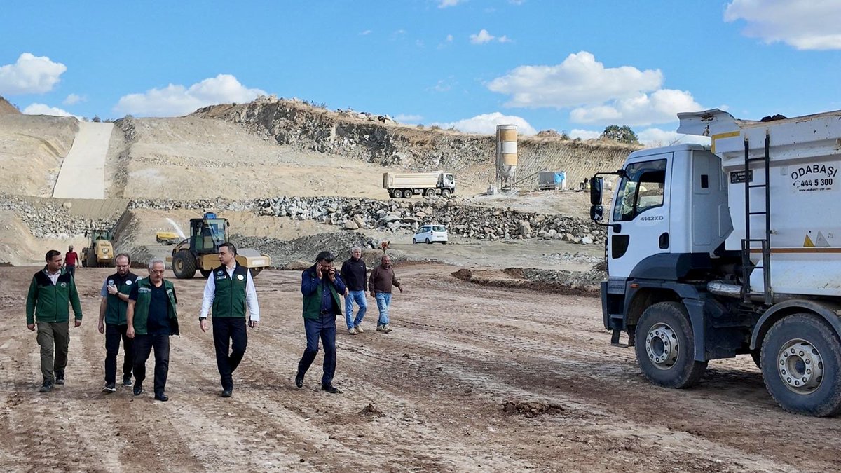 Çömlekköy Barajı’nda Çalışmalar Yerinde İncelendi
