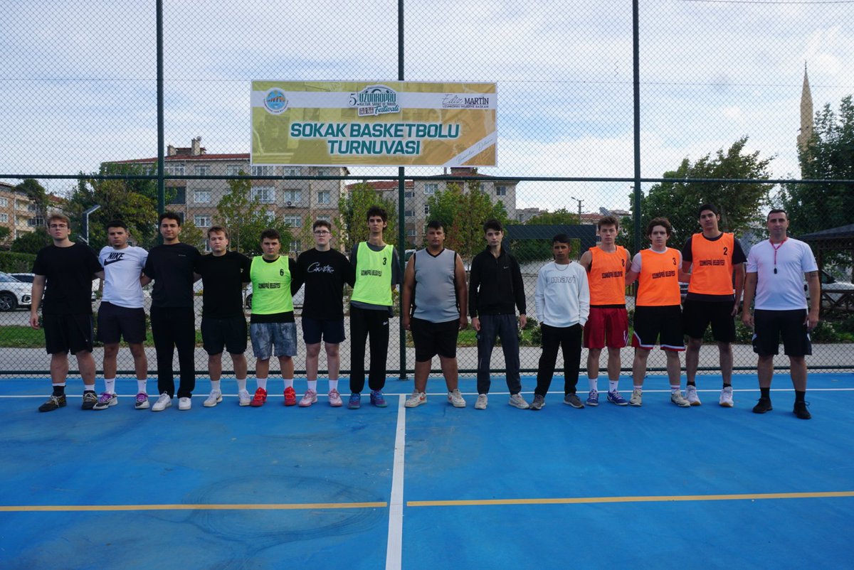 Uzunköprü’de Sokak Basketbolu Coşkusu