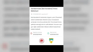 Kırklareli’de Fırtına Alarmı: Demirköy ve Vize Sahilleri Risk Altında