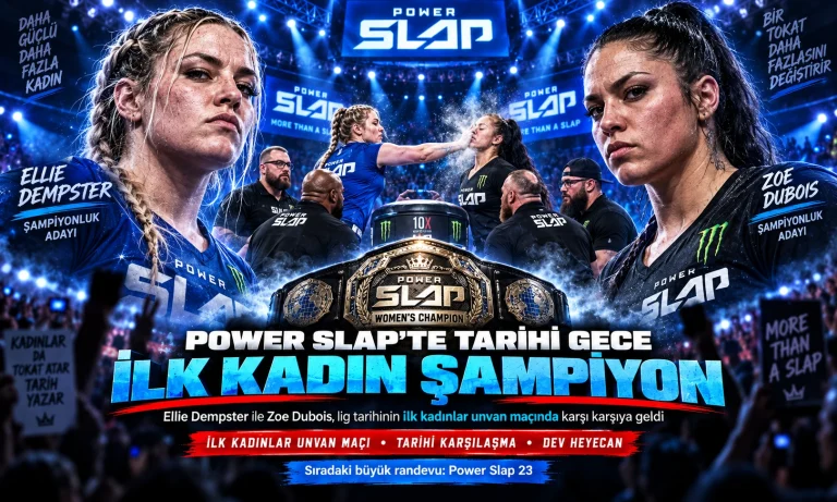 Power Slap’te Tarihi Gece: İlk Kadın Şampiyon