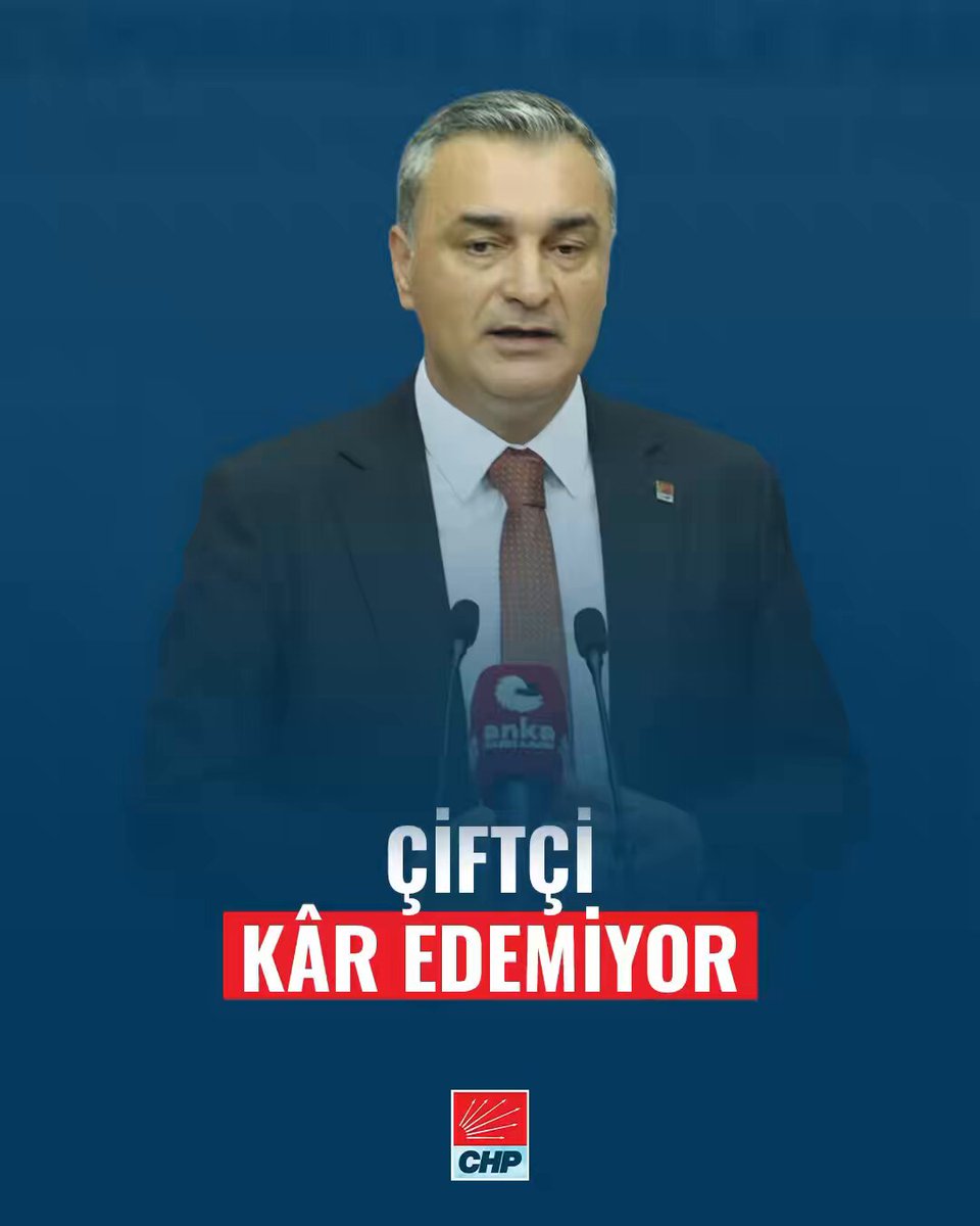 CHP’den Tarım Uyarısı: Çiftçi Kâr Edemiyor