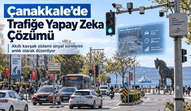 Çanakkale’de Trafiğe Yapay Zeka Çözümü