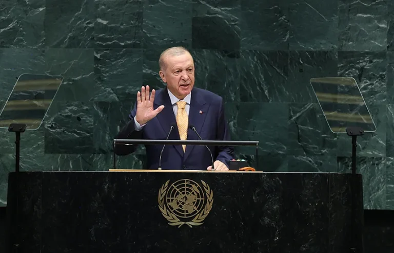 Cumhurbaşkanı Erdoğan BM 81. Genel Kurulu'nda Filistin ve reform çağrısı yapıyor