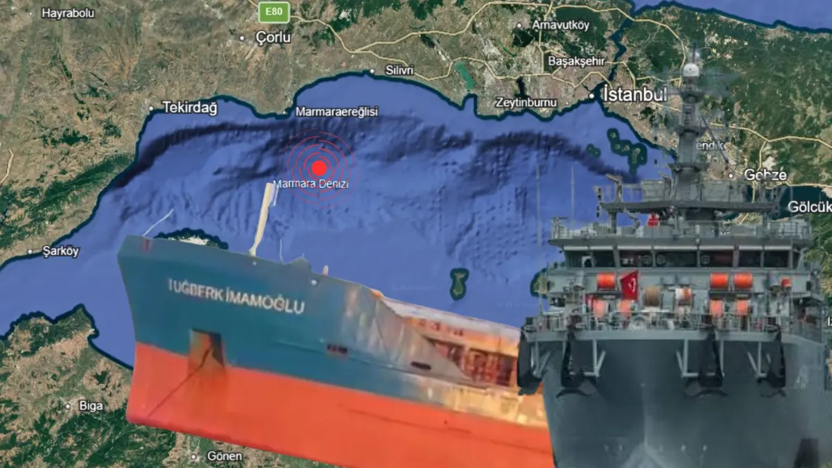 Marmara’da Batan Gemi Bulundu: Yeri Tespit Edildi