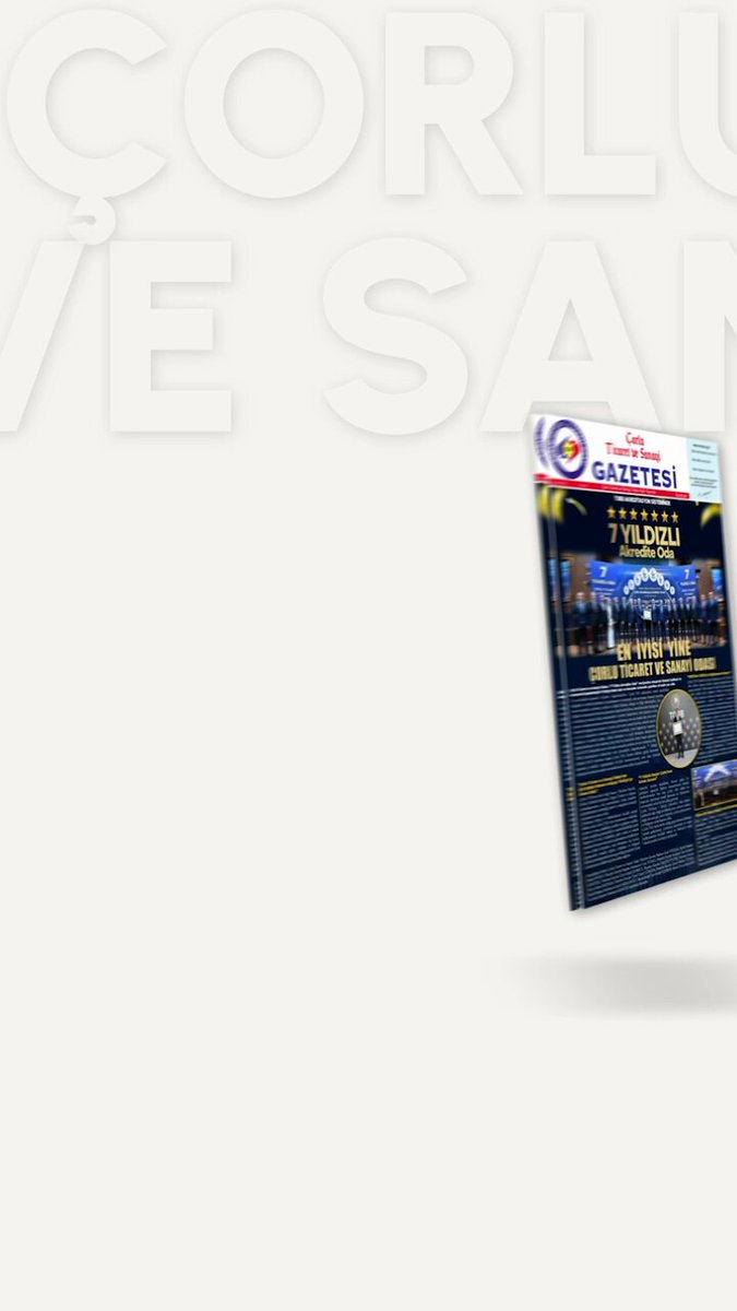 Çorlu TSO Gazetesi’nin Yeni Sayısı Yayında