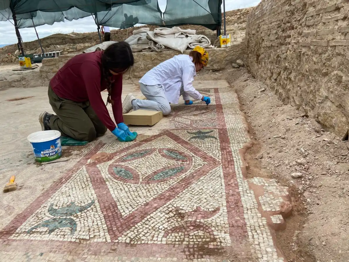 Pompeiopolis’te 105 metrekarelik mozaik bulundu