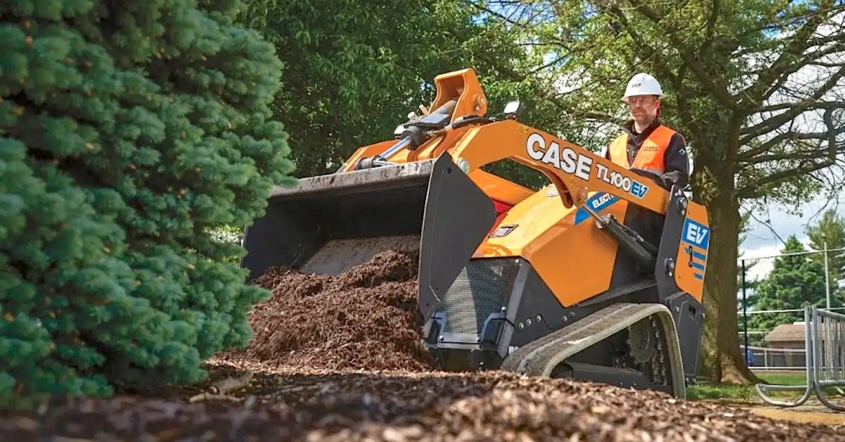 CASE TL100EV: Elektrikli Mini Yükleyici Sahada