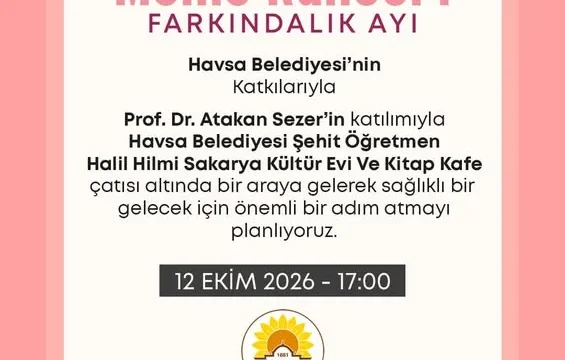 Havsa’da Meme Kanseri Farkındalık Söyleşisi