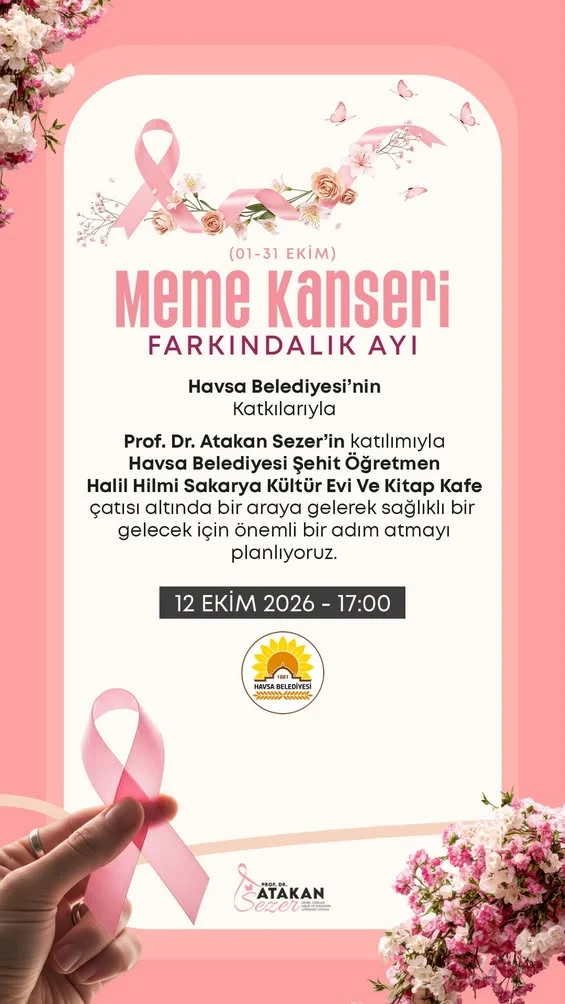 Havsa’da Meme Kanseri Farkındalık Söyleşisi