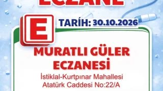 Muratlı’da Bugün Nöbetçi Eczane Hangisi?