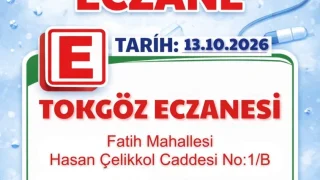 Nöbetçi Eczane: TOKGÖZ ECZANESİ Hizmetinizde