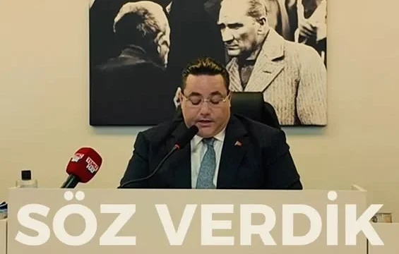 Marmaraereğlisi belediye sitesi projesi için 43 dönümlük alanın havadan görünümü