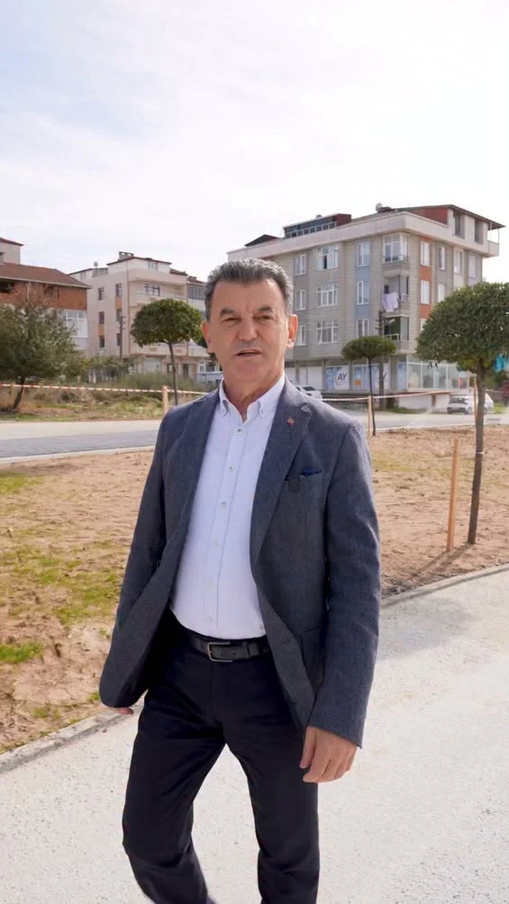 Kapaklı Millet Bahçesi 1. Etap inşaat alanı, 29 Ekim açılışı öncesi son durum