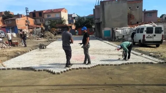 Süleymanpaşa’da Yol Yapım Çalışmaları Sürüyor