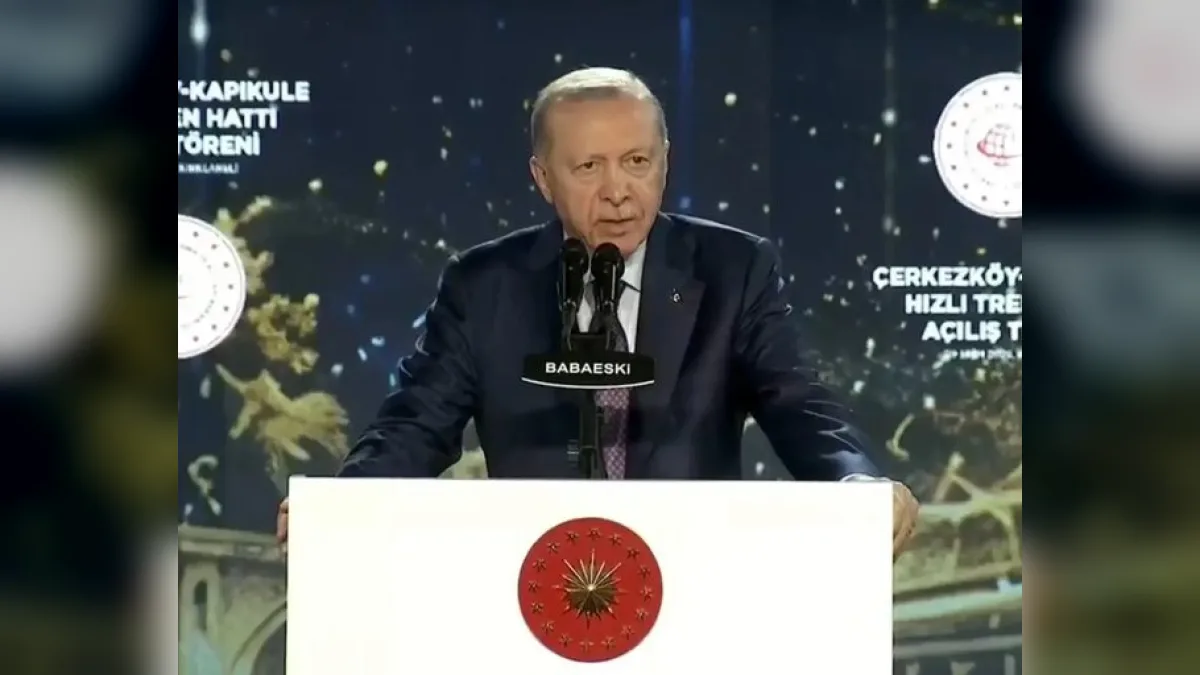 Halkalı Kapıkule Hızlı Tren Hattı Açıldı