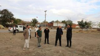 Şalgamlı yol düzenleme öncesi saha incelemesi