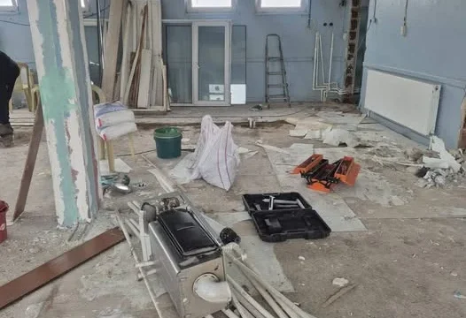 Kadınlar için çok amaçlı salon inşaatı devam ediyor