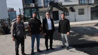 Kapaklı’da asfalt yama çalışması sahada incelendi