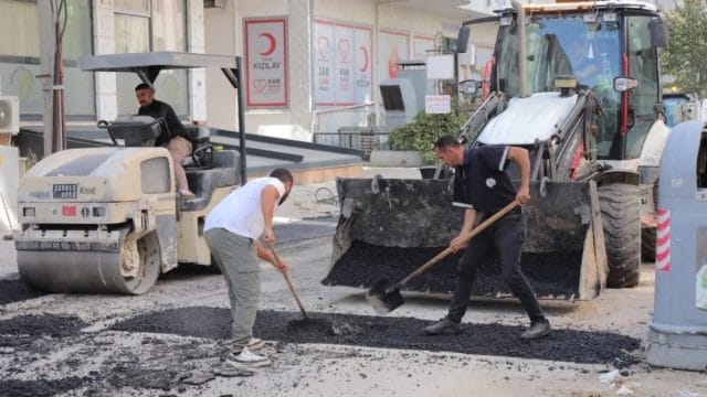Edirne’de Yol Çalışması Hız Kesmiyor